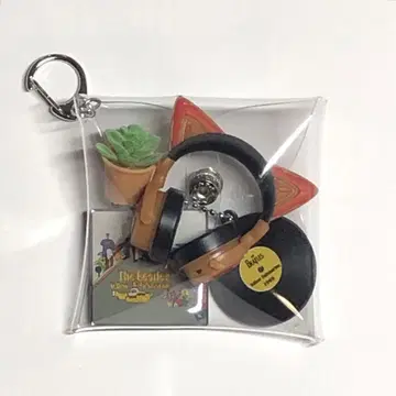가챠 포장 파우치 비틀즈 레코드 헤드폰 등