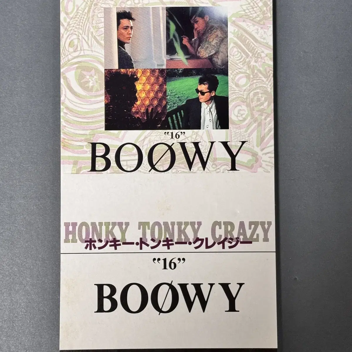 BOOWY(보위)_HONKY TONKY CRAZY 8cm 싱글