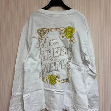 Mrs. GREEN 애플 미세스 긴팔 티셔츠 M 화이트 하모니