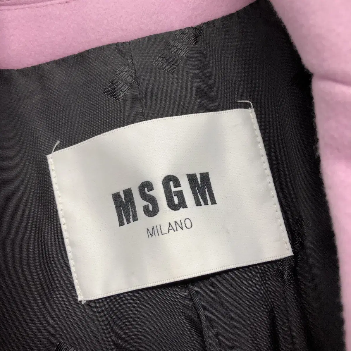 [ MSGM ] 엠에스지엠 울 블렌드 롱 코트