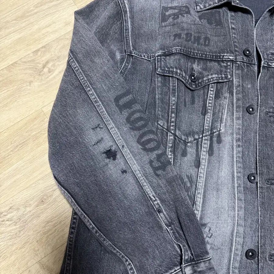 네이버후드 FADE DENIM TYPE-3 JACKET  XL 판매