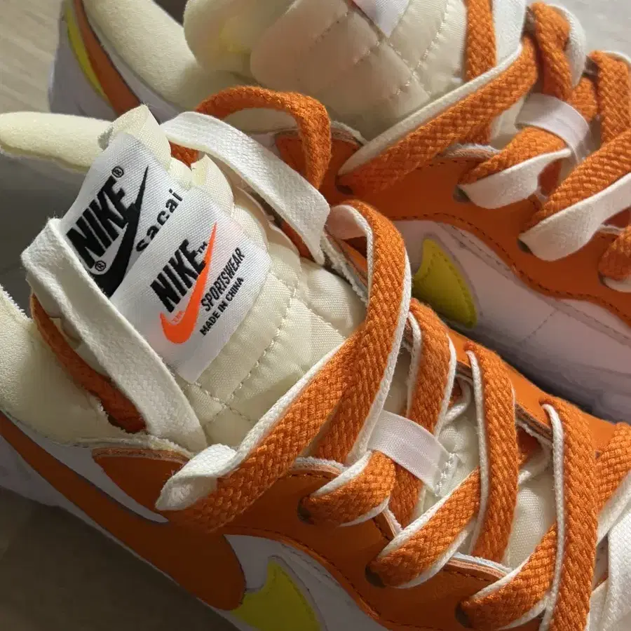 Nike x Sacai Blazer Low Magma Orange