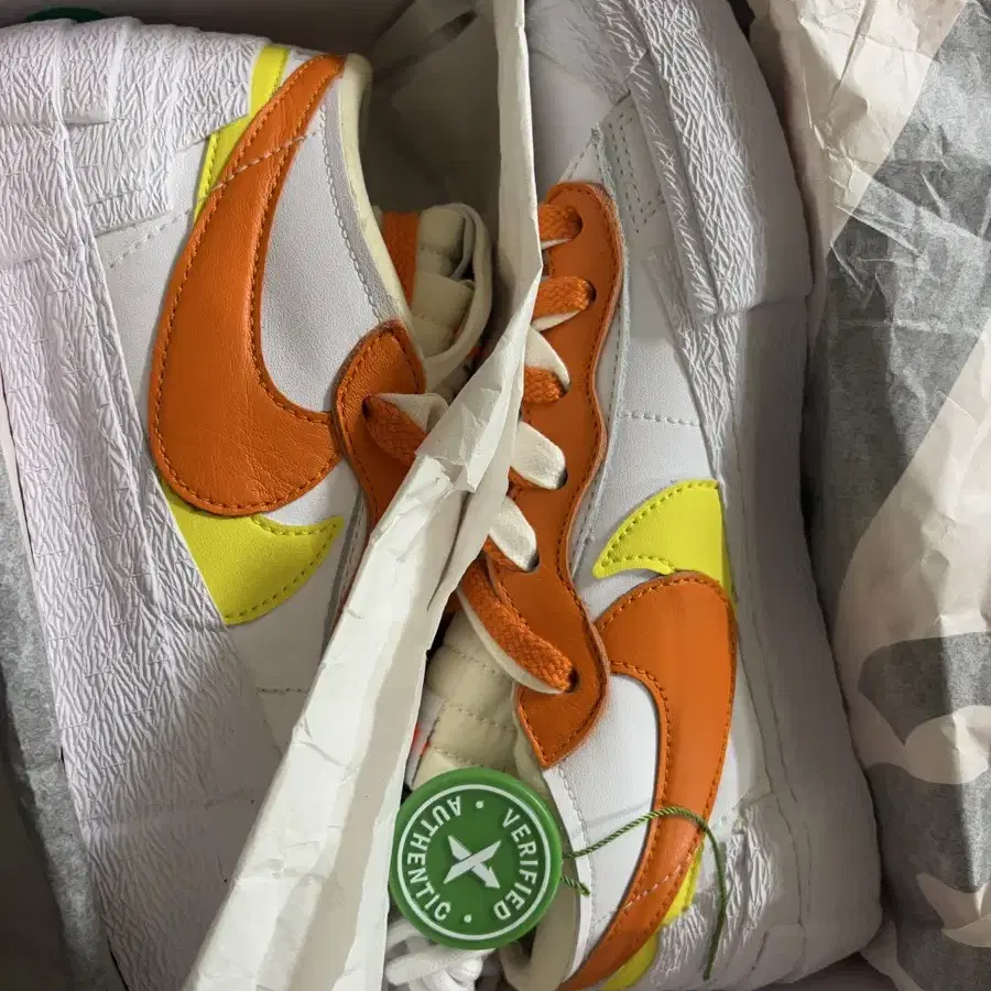 Nike x Sacai Blazer Low Magma Orange