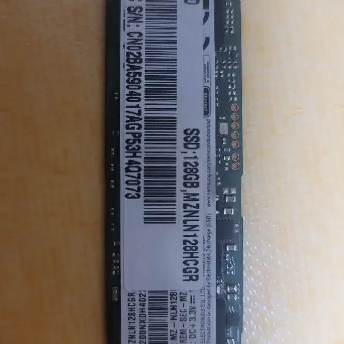 인텔 pc용 m.2 ssd 500g/삼성 노트북용 m.2 128g