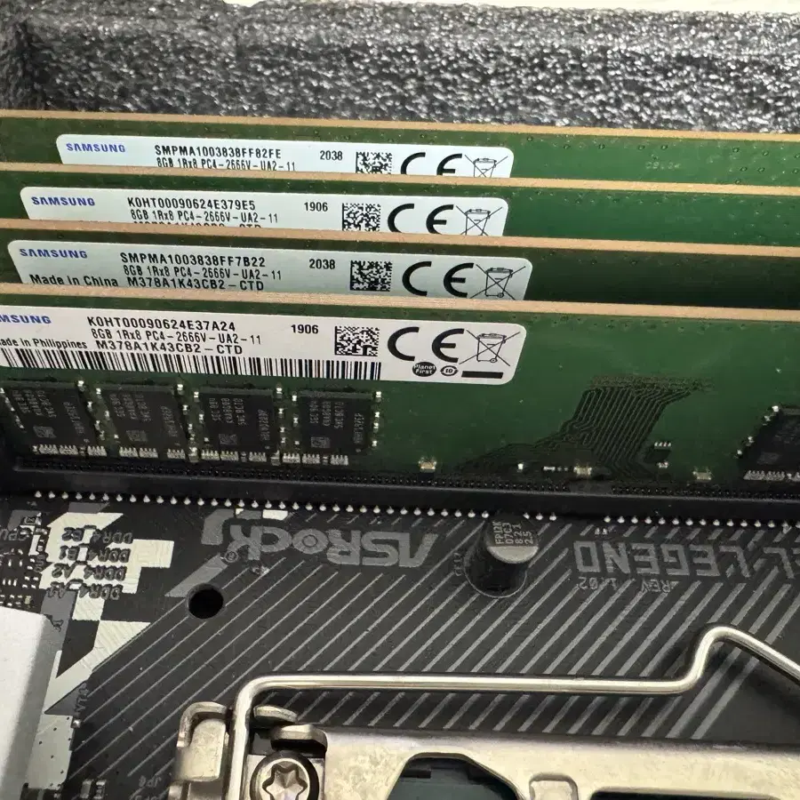 i5 10600kf b460m ddr4 32(8x4)gb