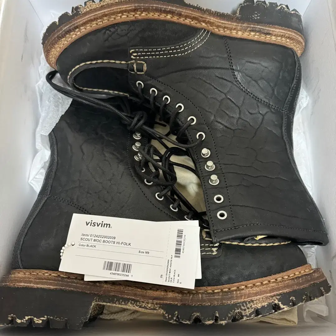 [9] 비즈빔 24AW SCOUT MOC BOOTS HI-FOLK