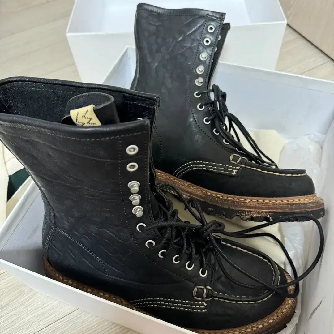 [9] 비즈빔 24AW SCOUT MOC BOOTS HI-FOLK