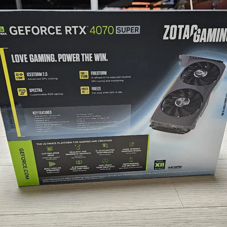 조텍 Gaming 지포스 RTX4070super Twin Edge OC