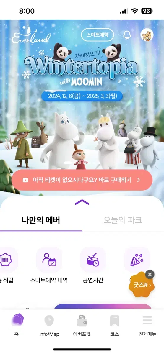 에버랜드 종일권