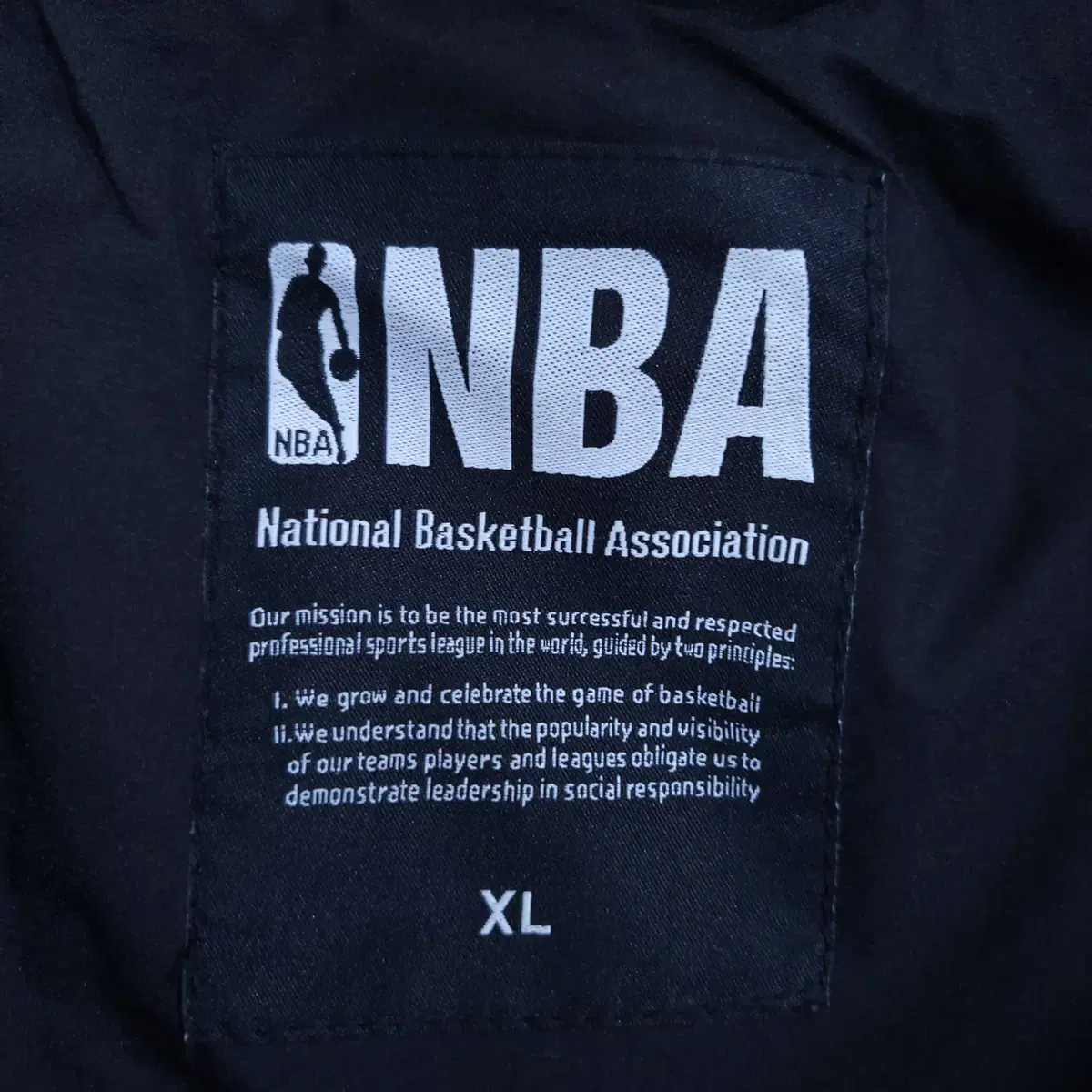 엔비에이NBA 남성오리털롱패딩 XL