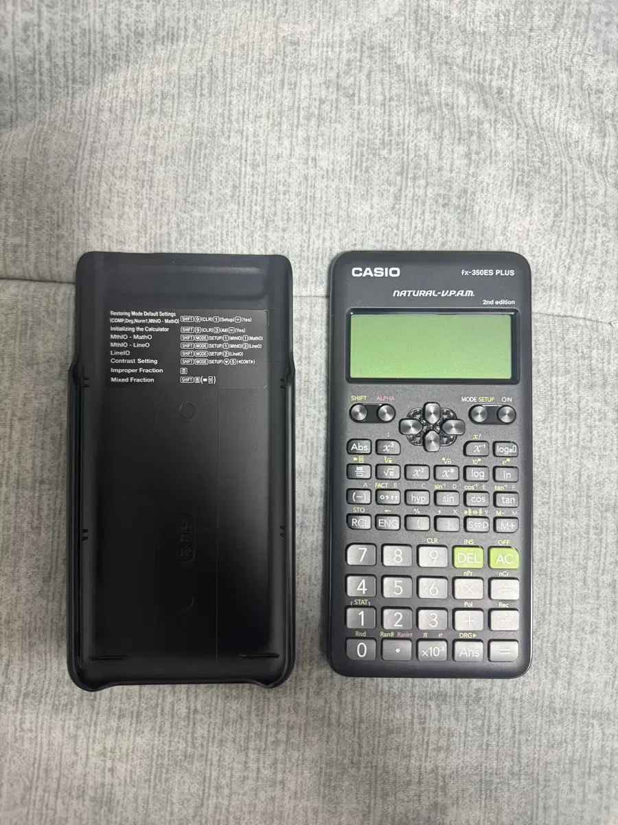 FX-350ES PLUS 2nd edition 카시오 공학용 계산기