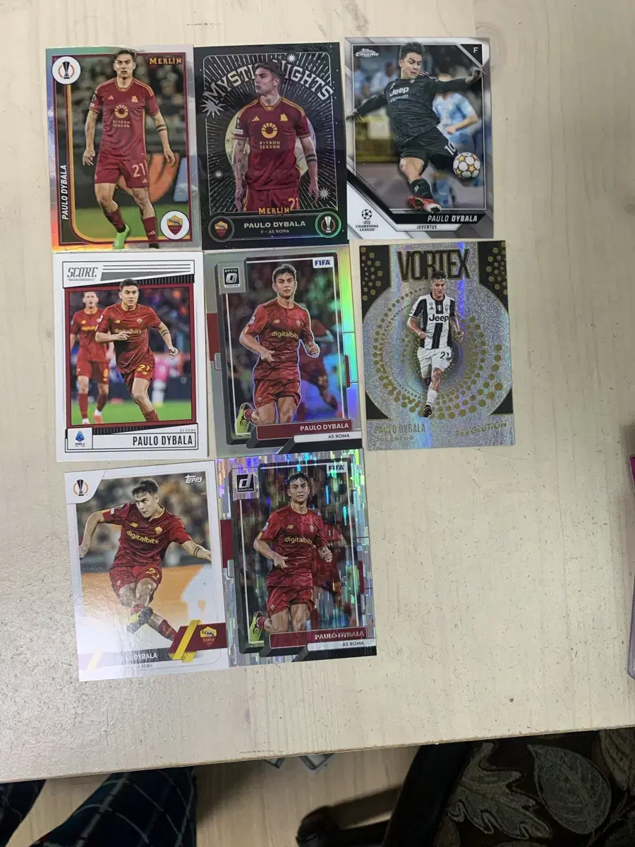 Bulk purchase of 8 Devala soccer kards