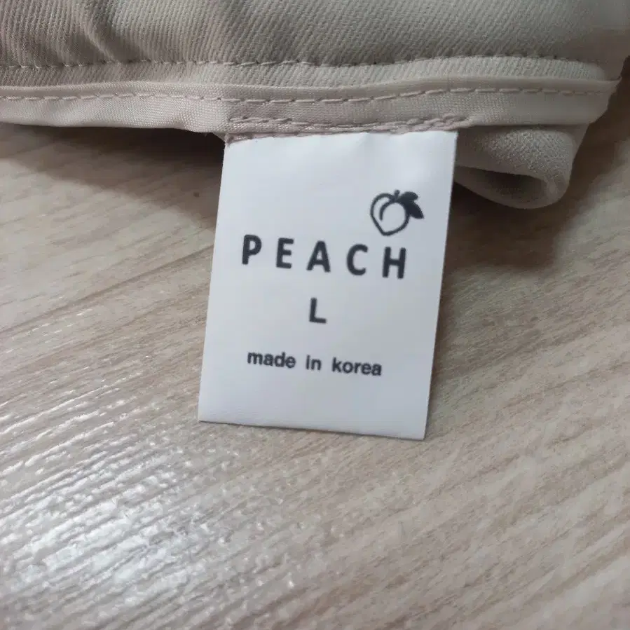 (L)PEACH 밴딩 하이웨스트 와이드팬츠