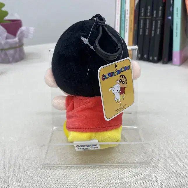 짱구는 못말려 봉제인형 키링 가방고리 (짱구 15cm 흰둥이 10cm)