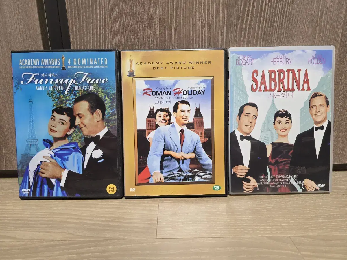 사브리나, 화니페이스, 로마의 휴일 DVD 오드리햅번