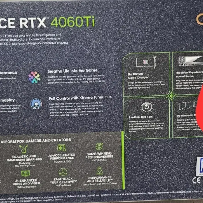 갤럭시 RTX4060TI 8GB