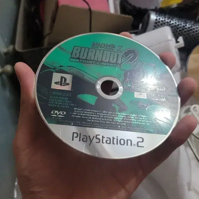 PS2 번아웃 2 포인트 오브 임팩트(설명서 없음)