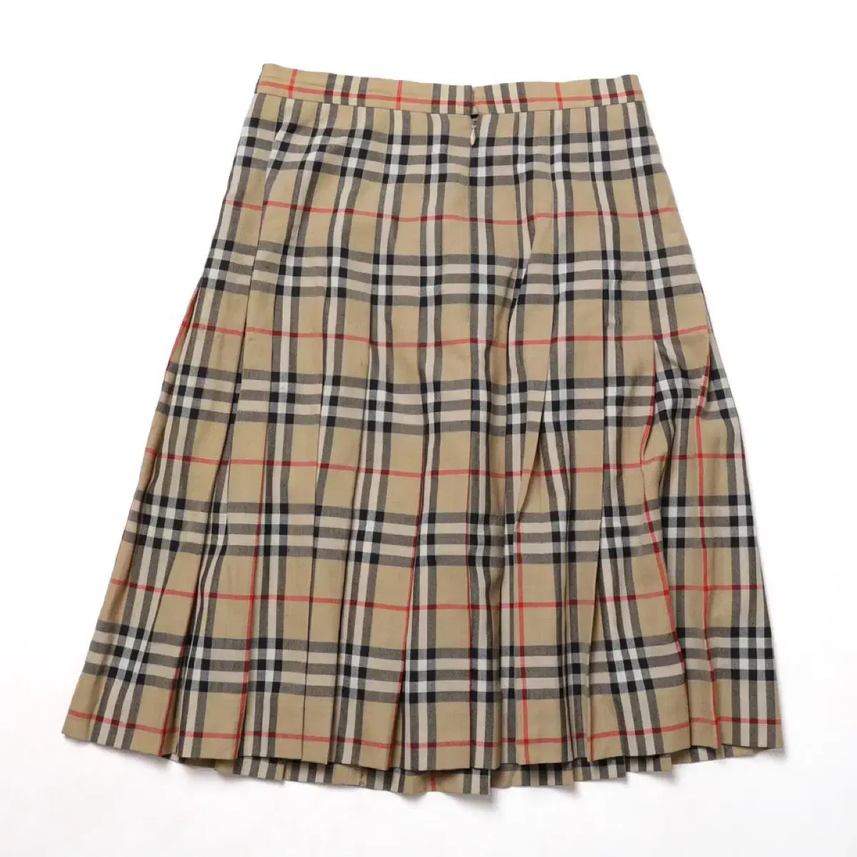 버버리 Nova Check Pleats Skirt