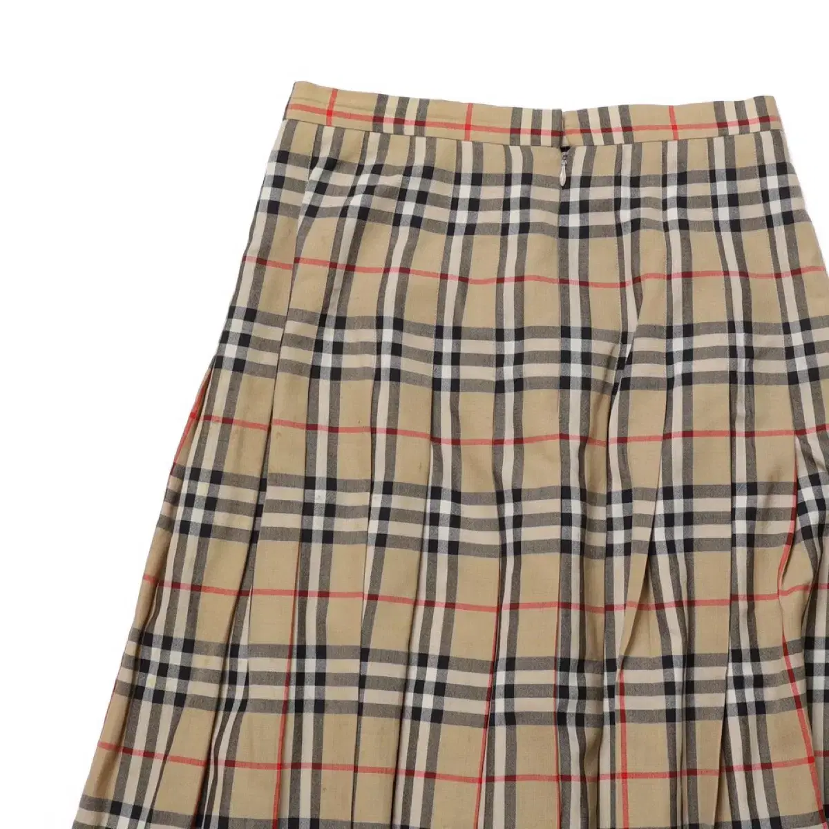 버버리 Nova Check Pleats Skirt