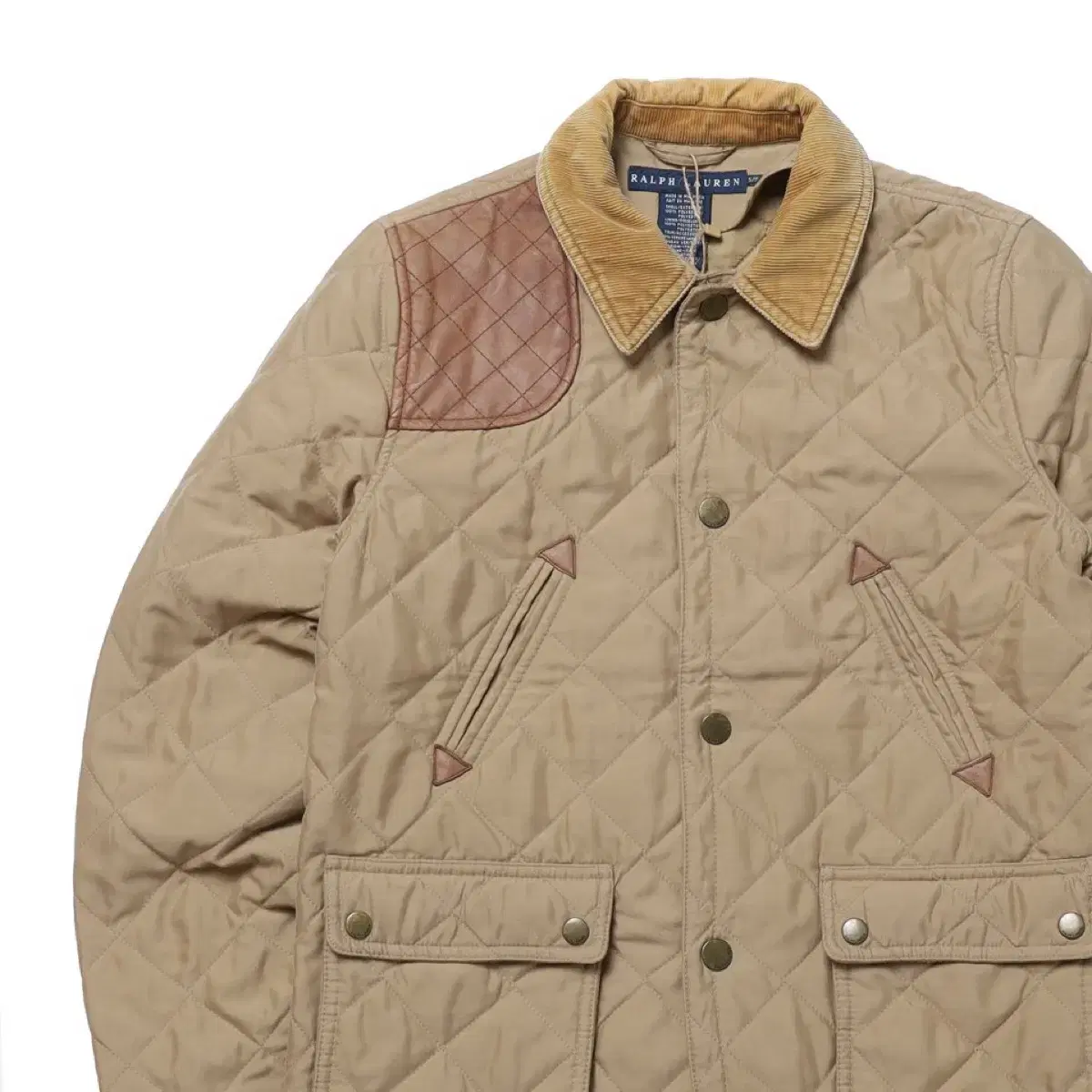 랄프로렌 Quilted Suede Hunting Jacket