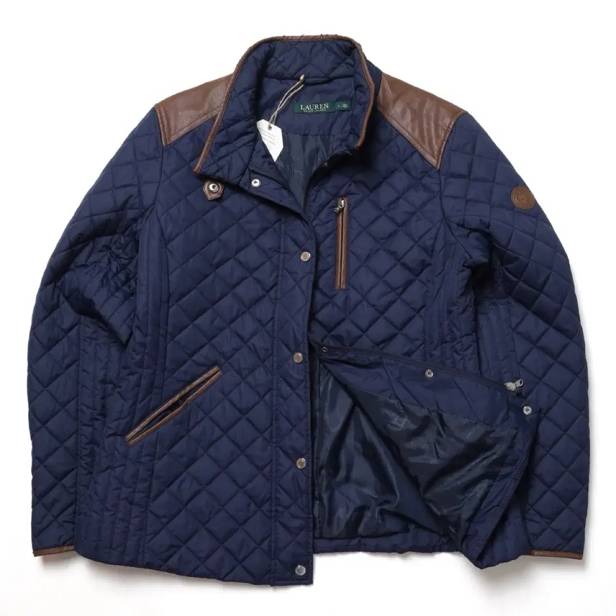 로렌 랄프로렌 Quilted Suede Jacket