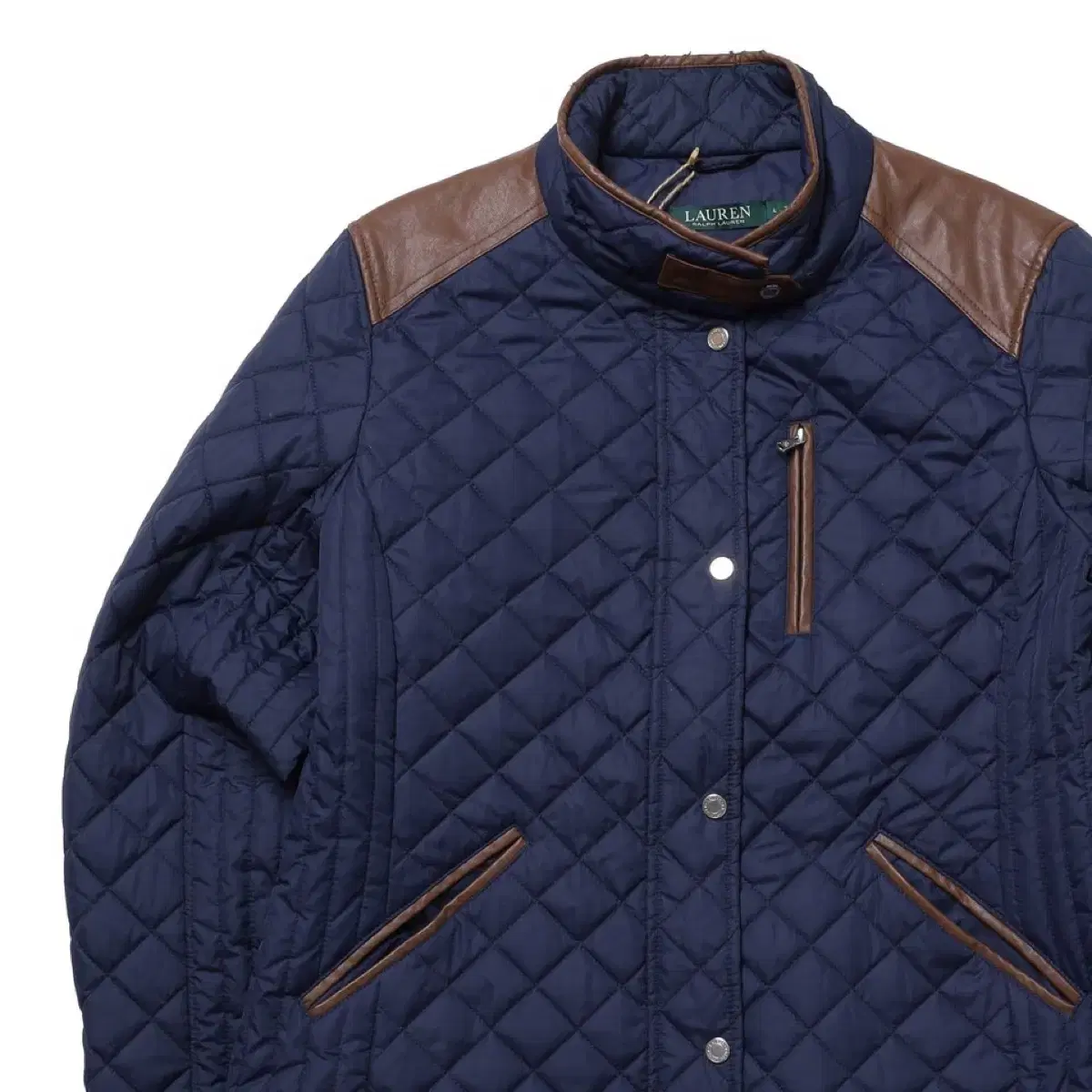 로렌 랄프로렌 Quilted Suede Jacket