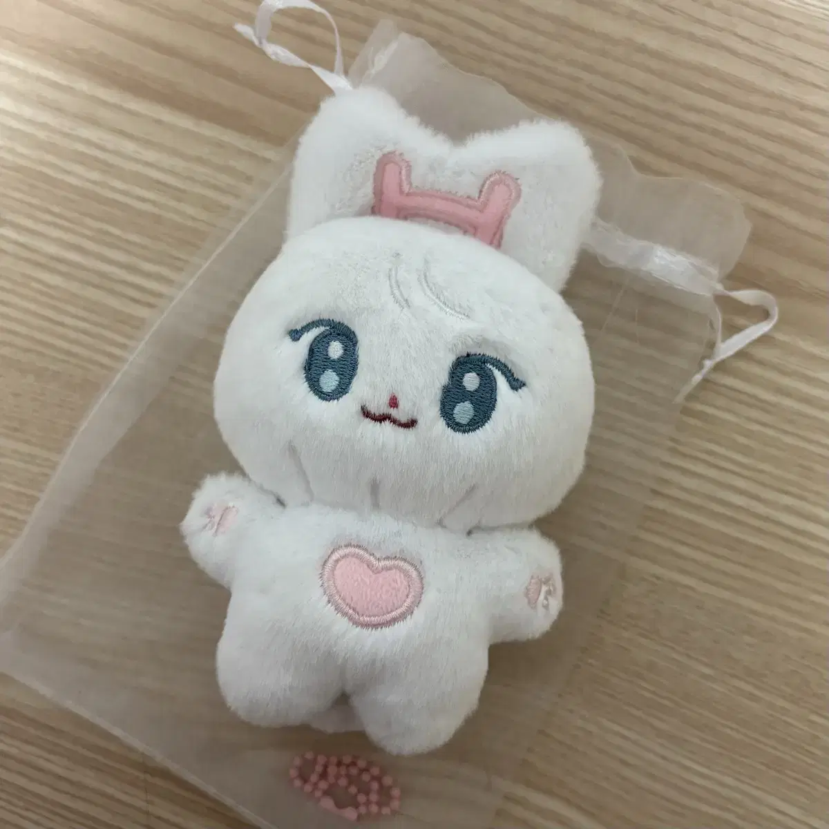 루아빗 앤팀 하루아 10cm 인형 핑크