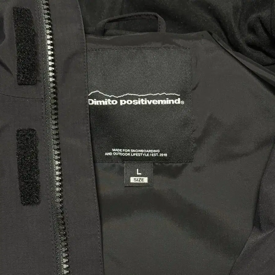 디미토 스노우보드 후드자켓 DIMITO MT GR JACKET BLACK