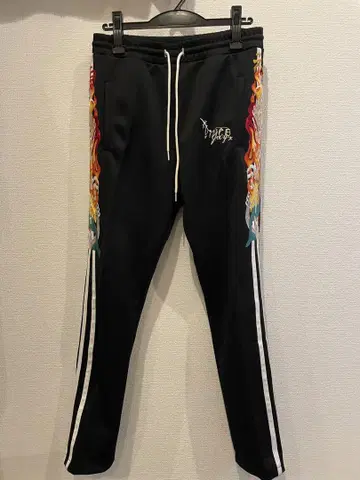 17AW 더블렛 미드웨스트 카오스 자수 트랙 팬츠 S사이즈