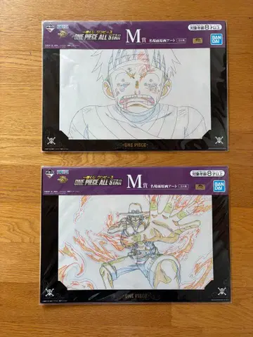 원피스제일복권보다,명장면 원화 아트 루피,에이스