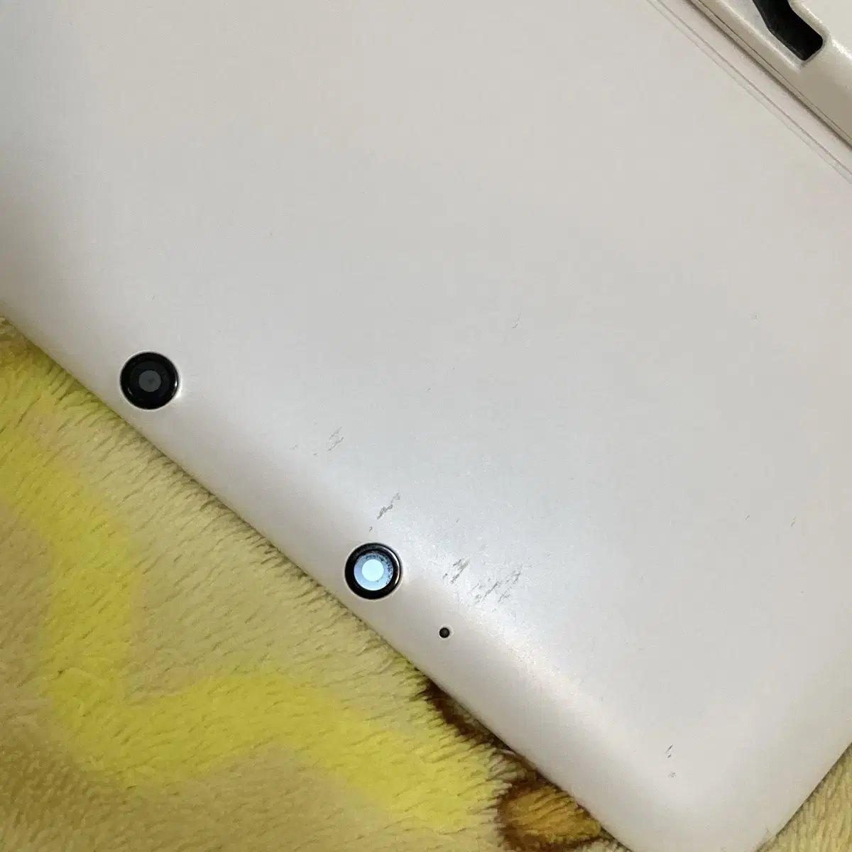 닌텐도 3ds xl 화이트 한국어판 튀동숲 튀어나와요 동물의 숲 칩