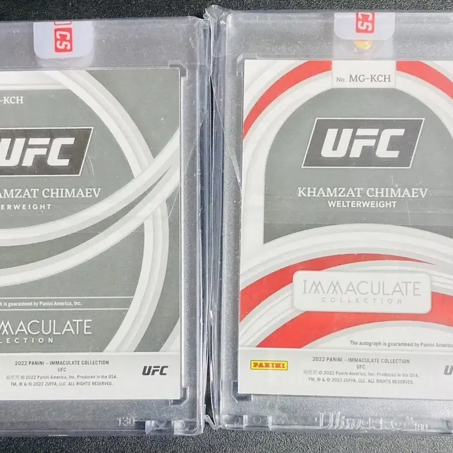 UFC 카드 함자트치마예프 99한정 온오토 2장