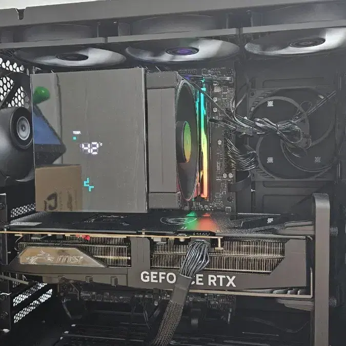 9800x3d RTX4080 램64기가 SSD 2테라 파워1000W 본체