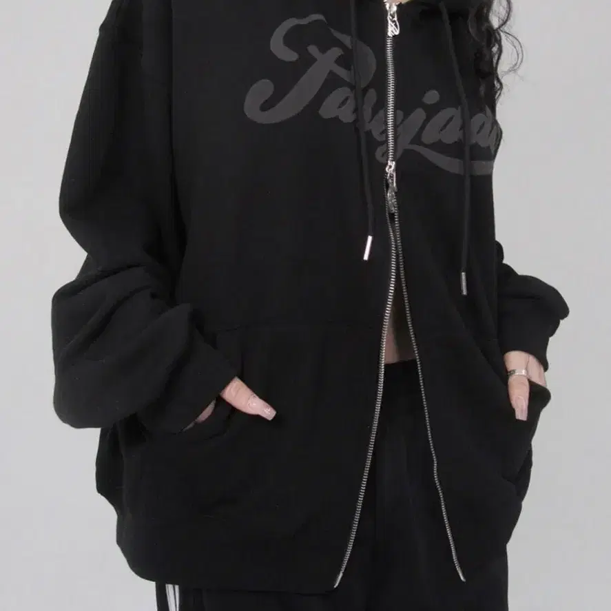 새상품) 페일제이드 Overfit Hood Zip-Up 화이트