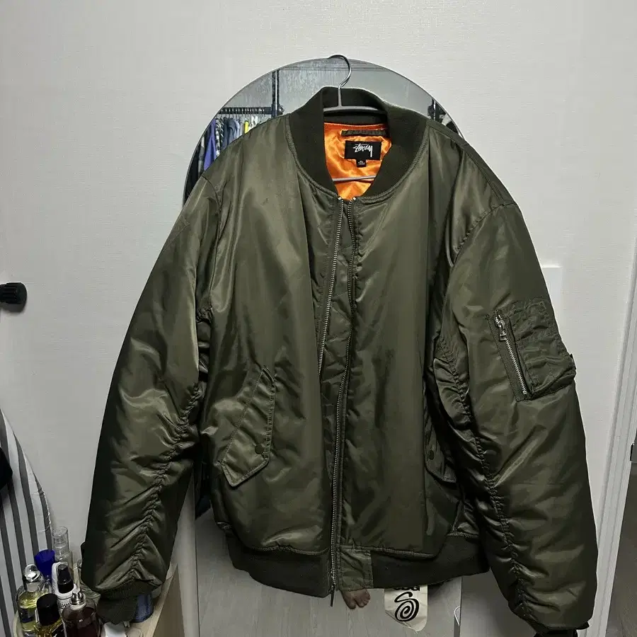 [used] 스투시 꼼데가르송 CDG MA-1 XL