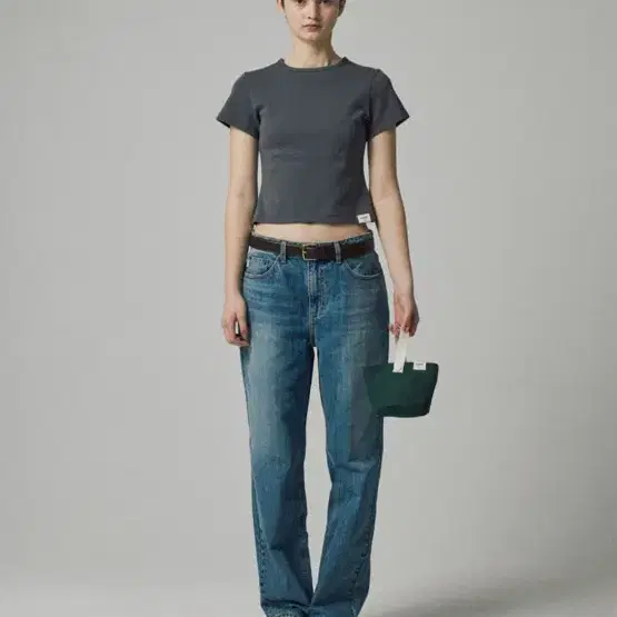 글로니 93 MID-RISE LOOSE FIT JEANS (BLUE)