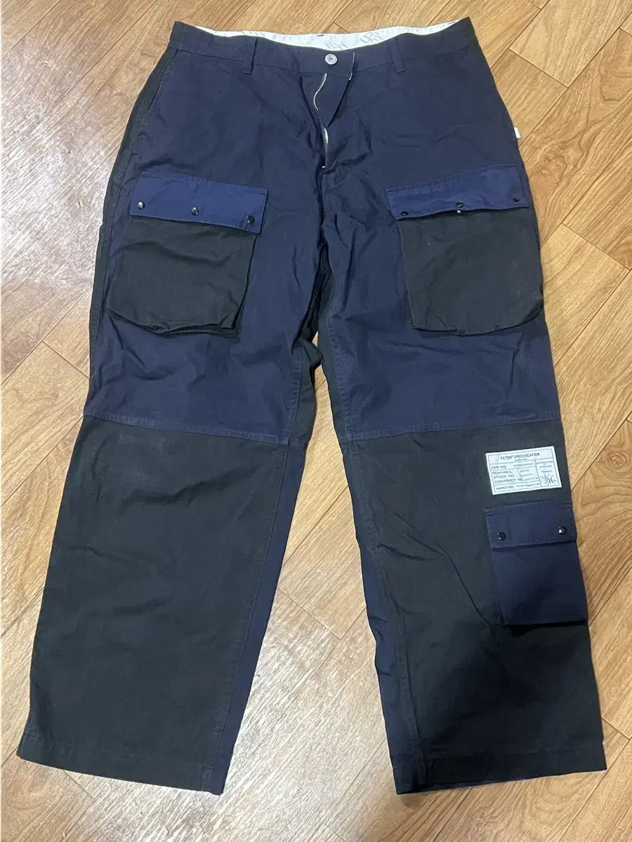 fetch Ripstop cargo pants navy (XL 사이즈)