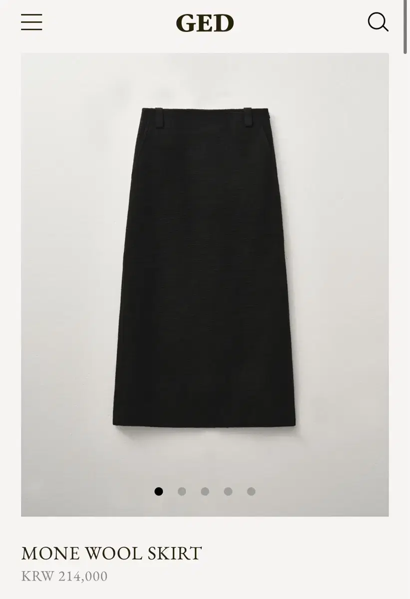 게드 모네 울 스커트(MONE WOOL SKIRT)