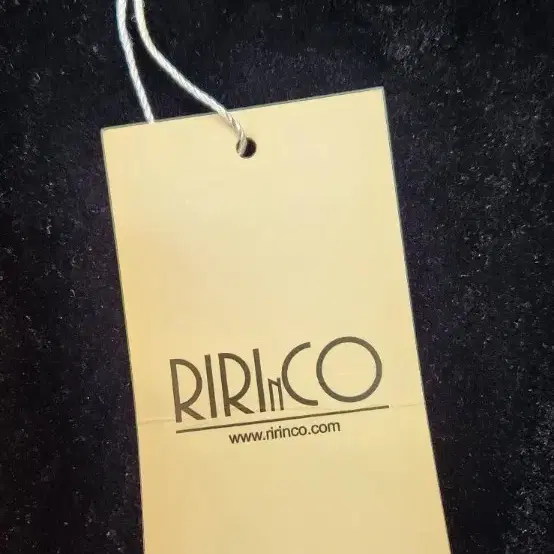 RIRINCO 벨벳 롱원피스