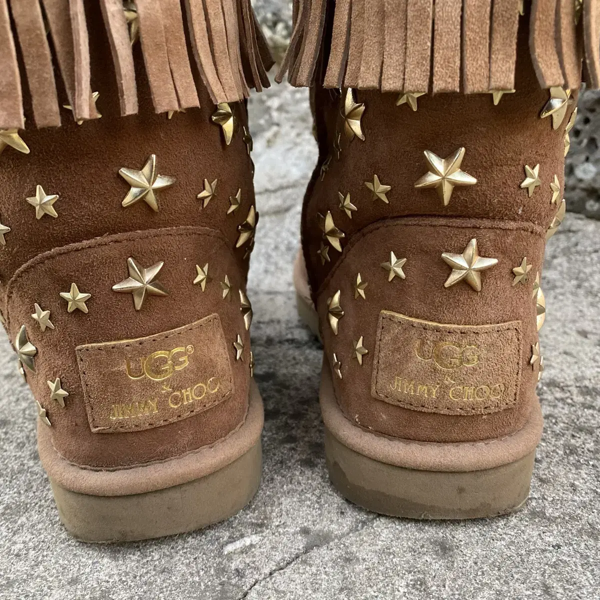 (240) ugg x 지미 추 양털 부츠