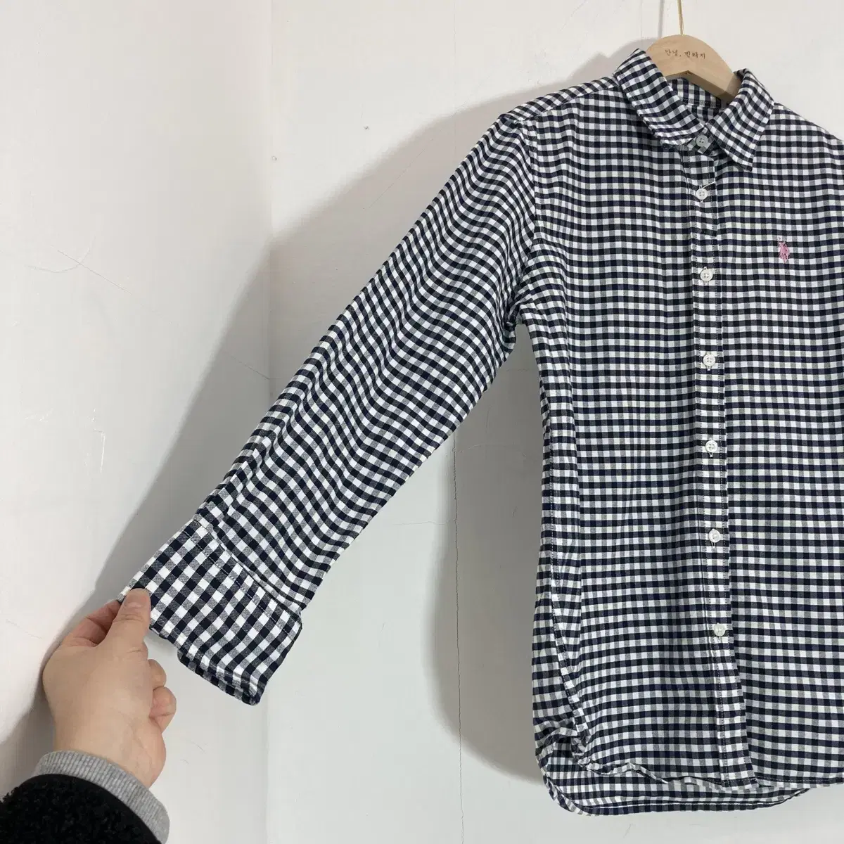 폴로아센 면 셔츠 Size M(95) US POLO Shirt