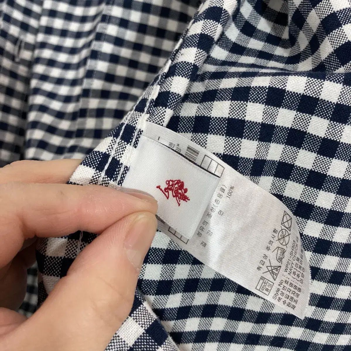 폴로아센 면 셔츠 Size M(95) US POLO Shirt