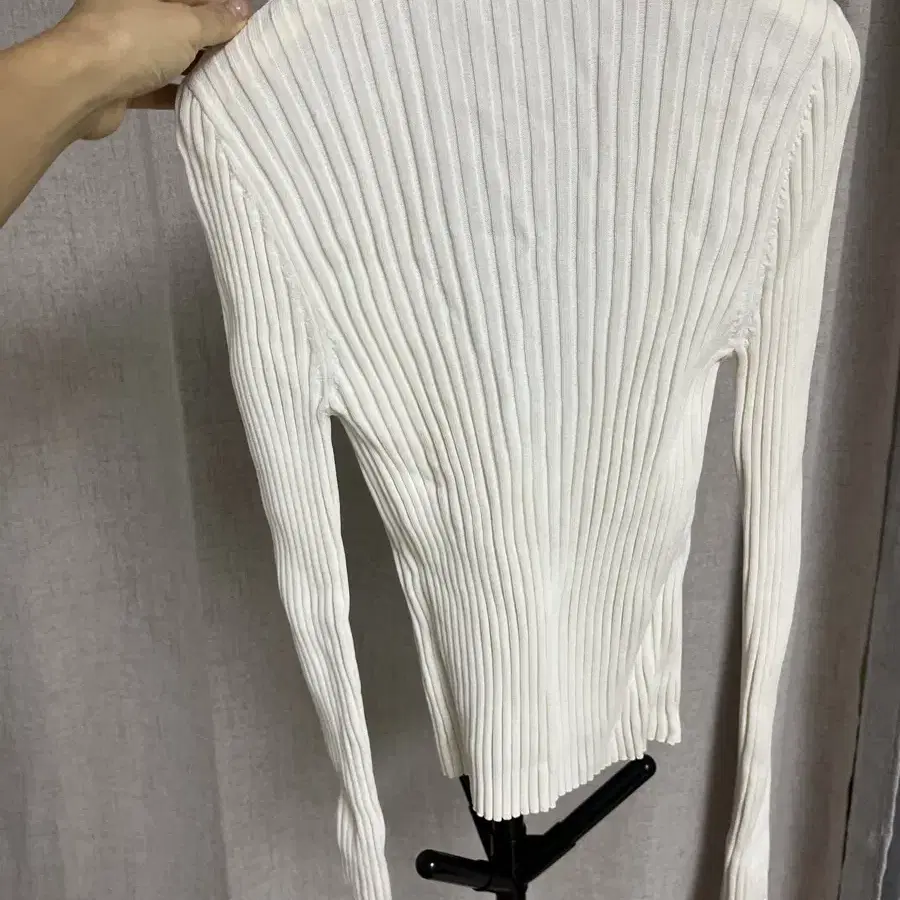 ZARA 자라 홀터넥 골지 가디건 M