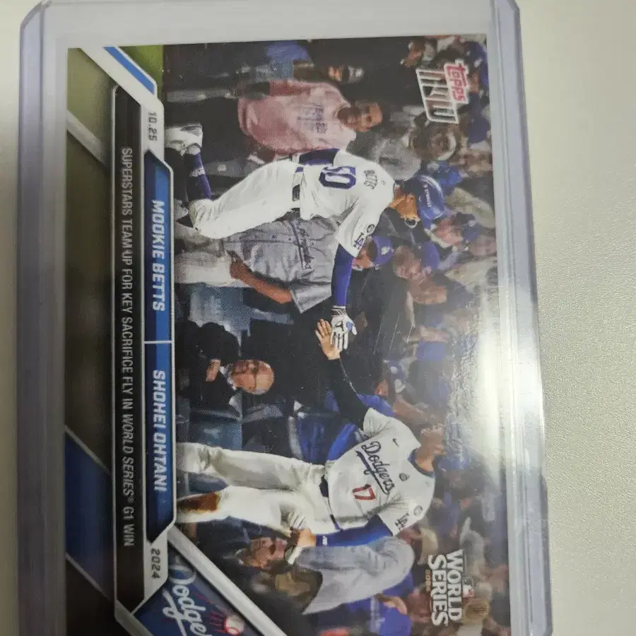 오타니 2024 Topps NOW 월드시리즈 기념 카드