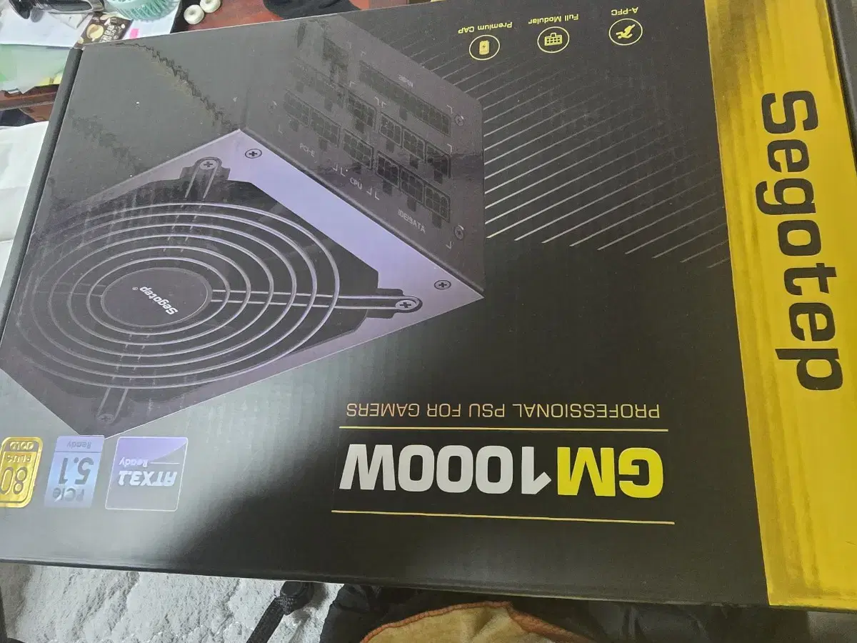 데스크탑 segotep ATX3.1 80PLUS GOLD 850W 파워팜