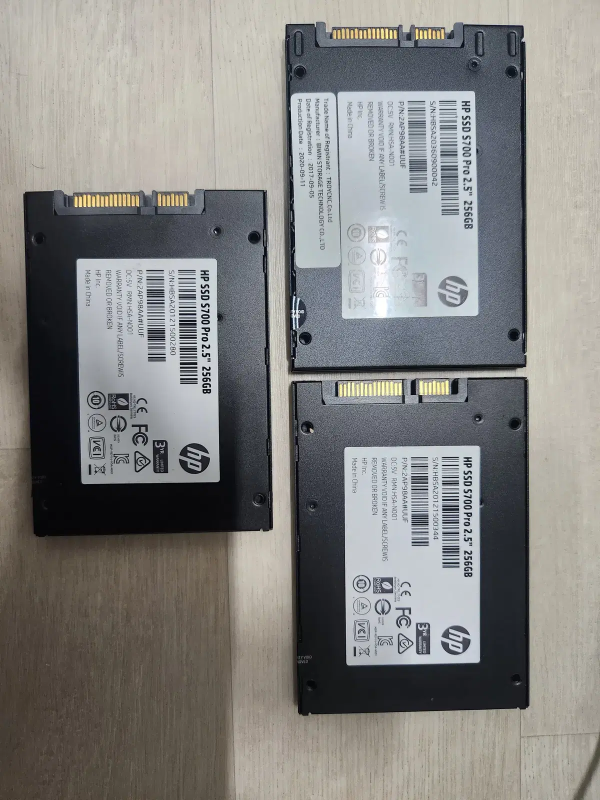 HP S700 256GB SSD 윈도우10설치