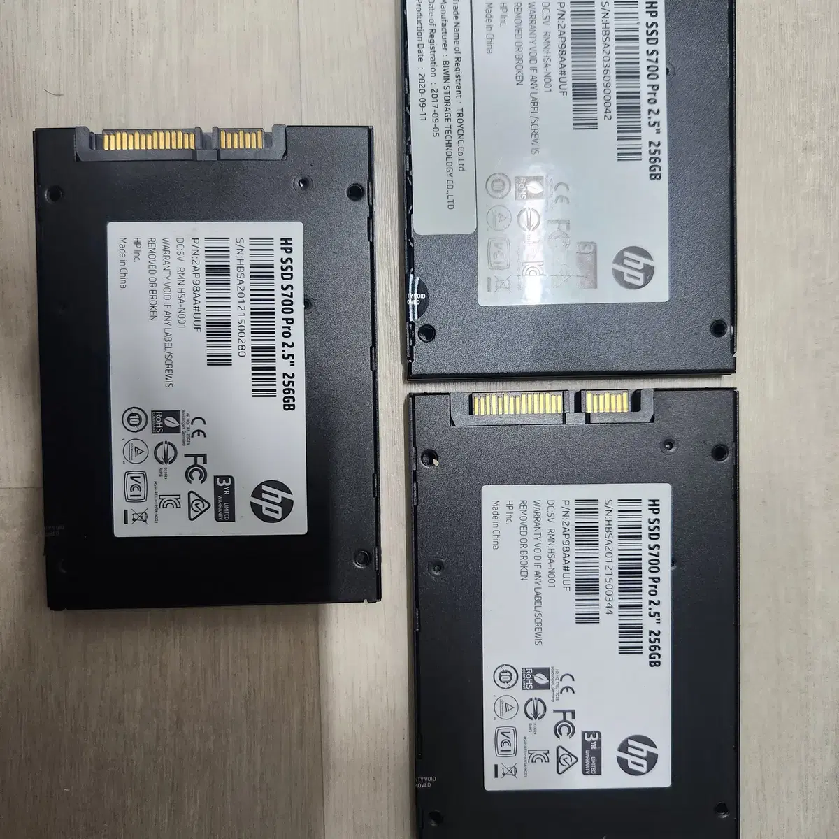 HP S700 256GB SSD 윈도우10설치