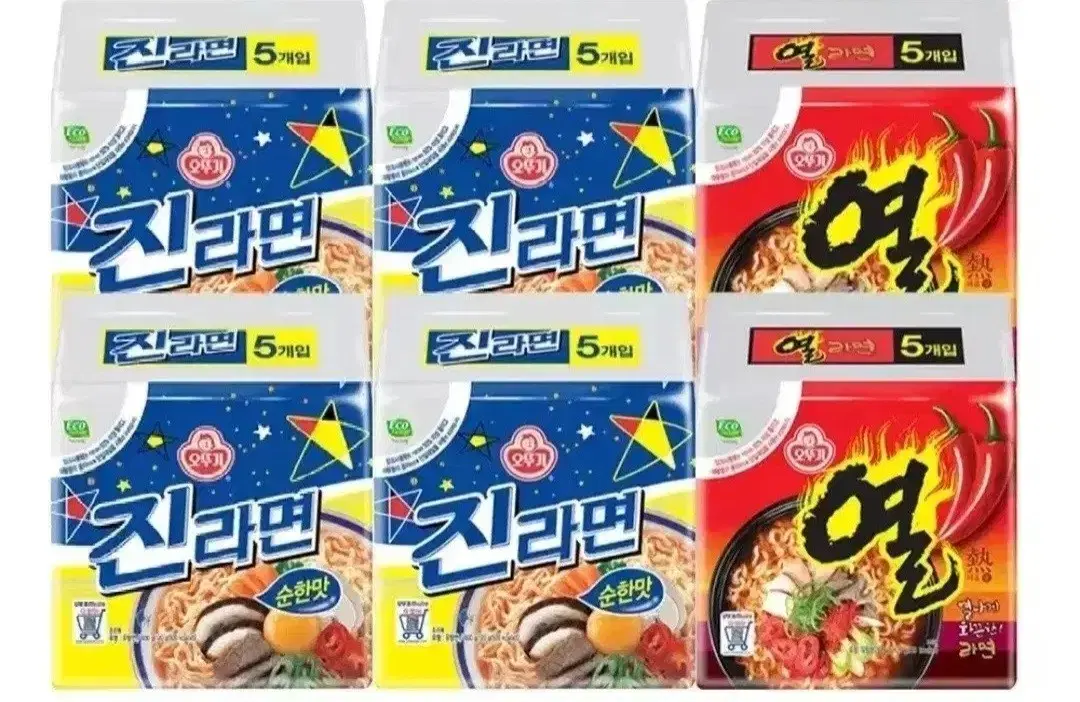 오뚜기라면30개 열라면10개 진라면순핫맛20개