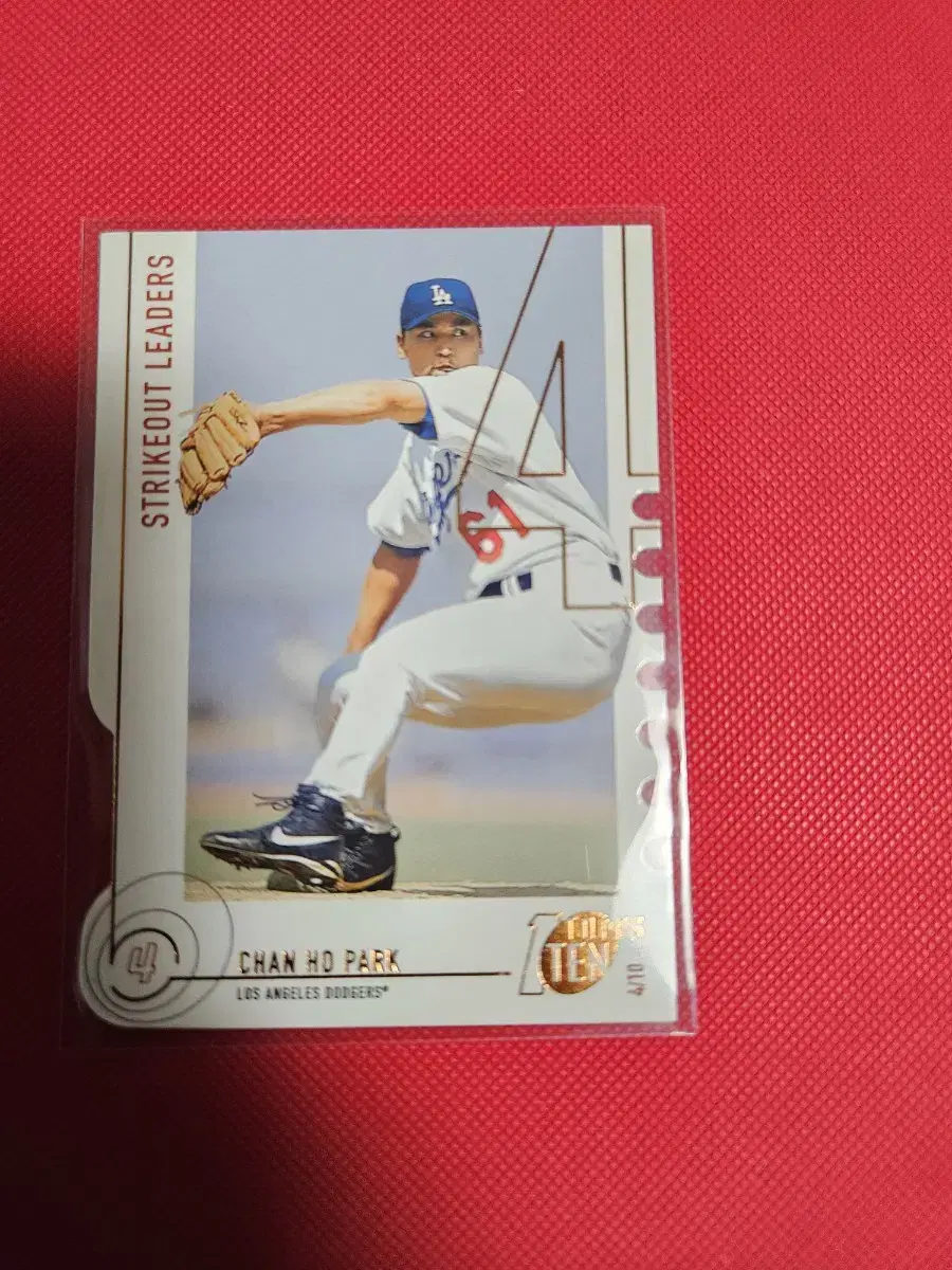 박찬호 2002 Topps 리그리더 다이컷 카드