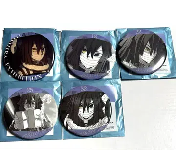 귀멸의 칼날 기둥전 감성 캔뱃지 이쿠로 오바나이 5점